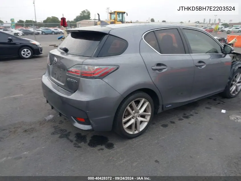 JTHKD5BH7E2203524 2014 Lexus Ct 200