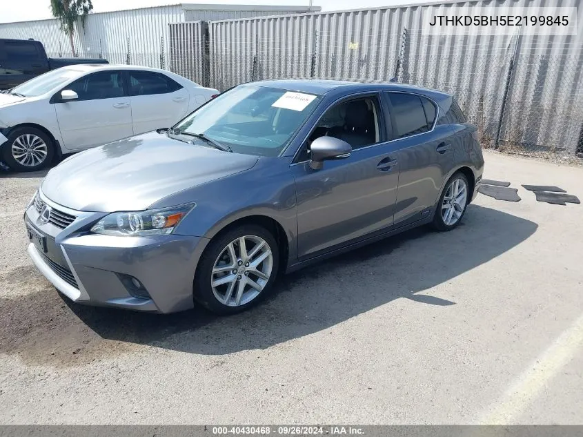 JTHKD5BH5E2199845 2014 Lexus Ct 200H Hybrid