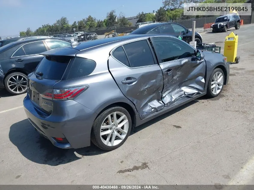 JTHKD5BH5E2199845 2014 Lexus Ct 200H Hybrid