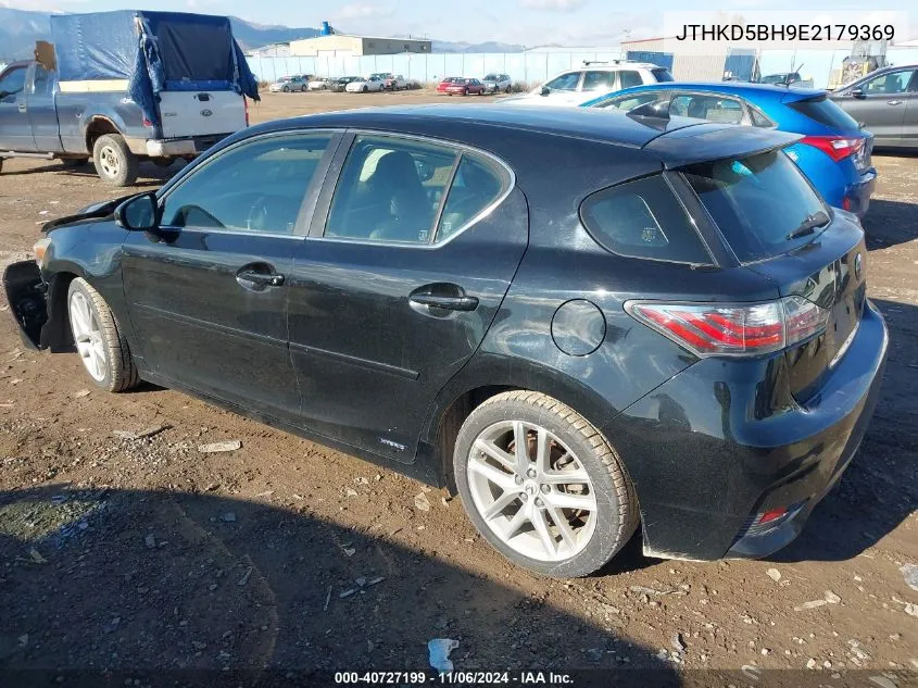 2014 Lexus Ct 200H VIN: JTHKD5BH9E2179369 Lot: 40727199