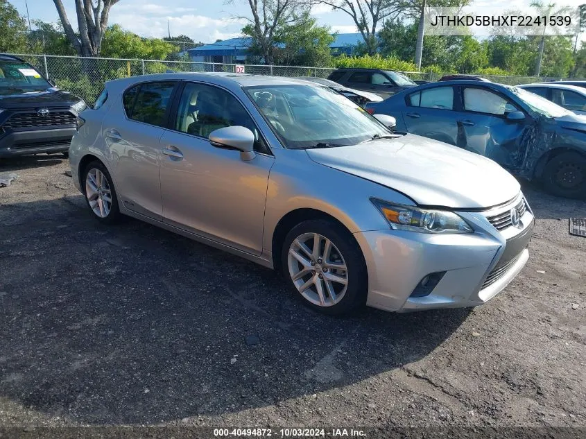 JTHKD5BHXF2241539 2015 Lexus Ct 200H