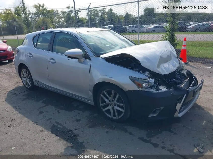 2015 Lexus Ct 200H VIN: JTHKD5BH5F2250438 Lot: 40507467