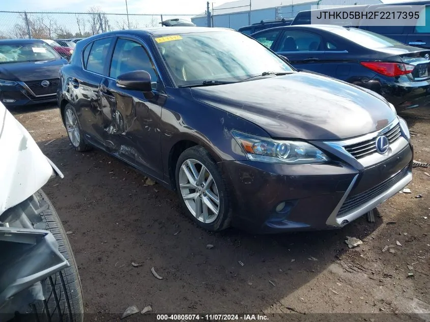 JTHKD5BH2F2217395 2015 Lexus Ct 200H