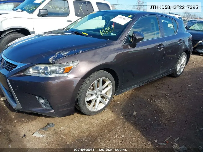 JTHKD5BH2F2217395 2015 Lexus Ct 200H