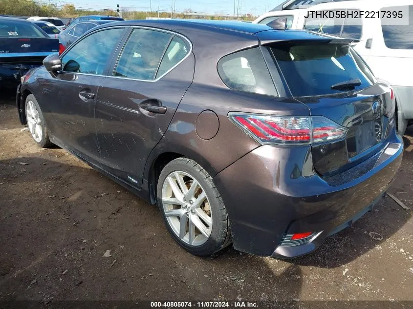 JTHKD5BH2F2217395 2015 Lexus Ct 200H