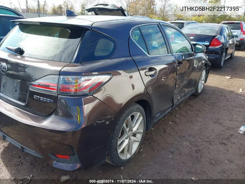 JTHKD5BH2F2217395 2015 Lexus Ct 200H