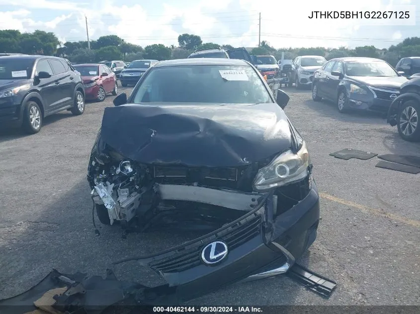 JTHKD5BH1G2267125 2016 Lexus Ct 200