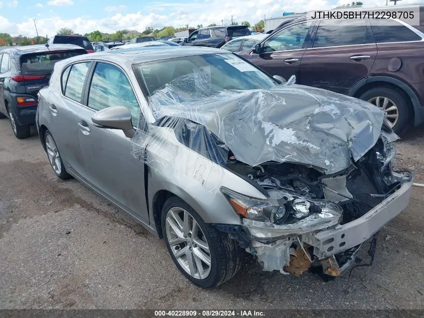 2017 Lexus Ct 200H VIN: JTHKD5BH7H2298705 Lot: 40228909