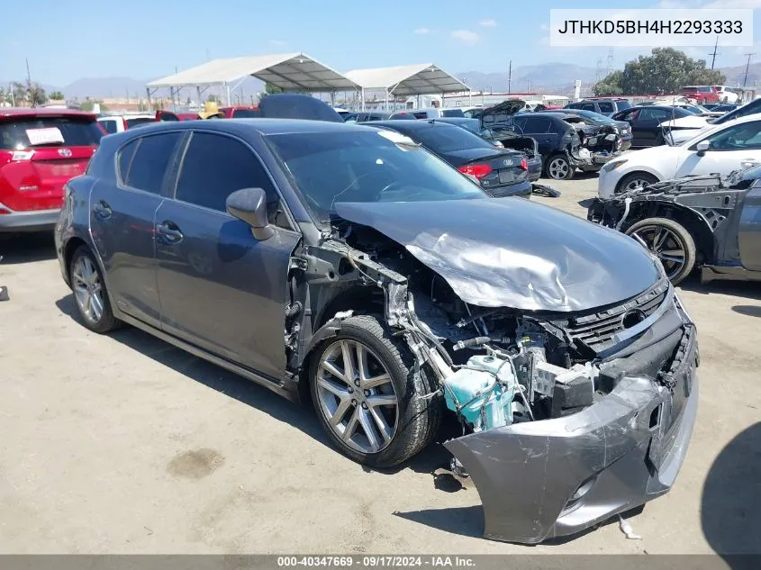 JTHKD5BH4H2293333 2017 Lexus Ct 200