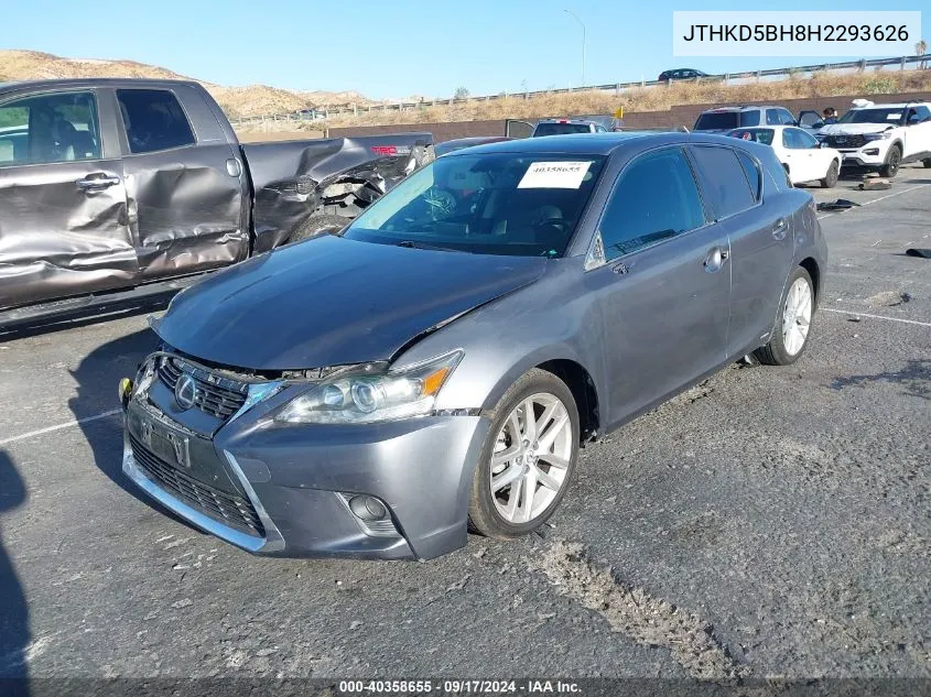 2017 Lexus Ct 200H VIN: JTHKD5BH8H2293626 Lot: 40358655