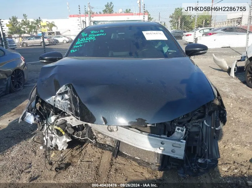 2017 Lexus Ct 200 VIN: JTHKD5BH6H2286755 Lot: 40438476