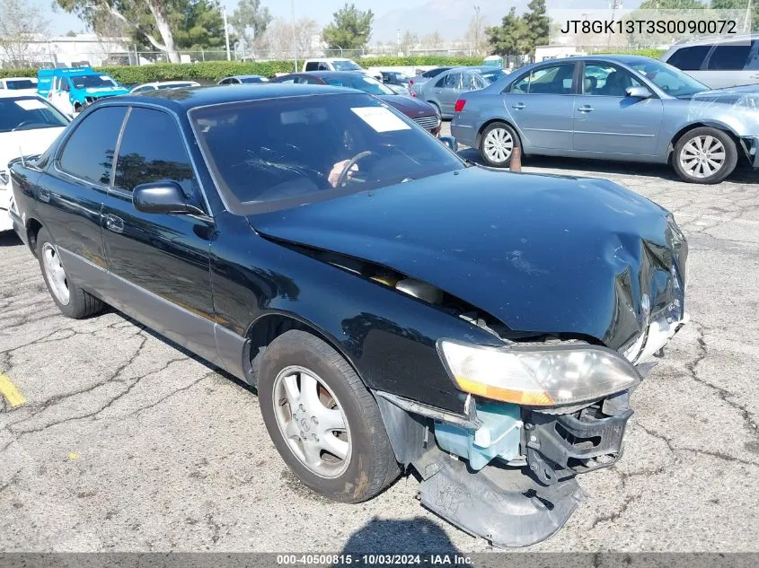 1995 Lexus Es 300 VIN: JT8GK13T3S0090072 Lot: 40500815