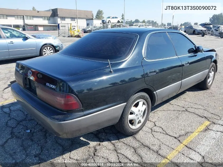 1995 Lexus Es 300 VIN: JT8GK13T3S0090072 Lot: 40500815