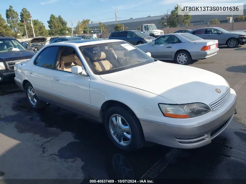 1995 Lexus Es 300 VIN: JT8GK13T3S0101636 Lot: 40537489