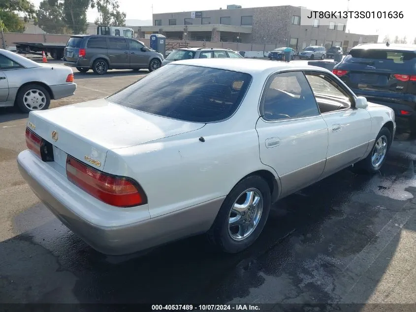 1995 Lexus Es 300 VIN: JT8GK13T3S0101636 Lot: 40537489