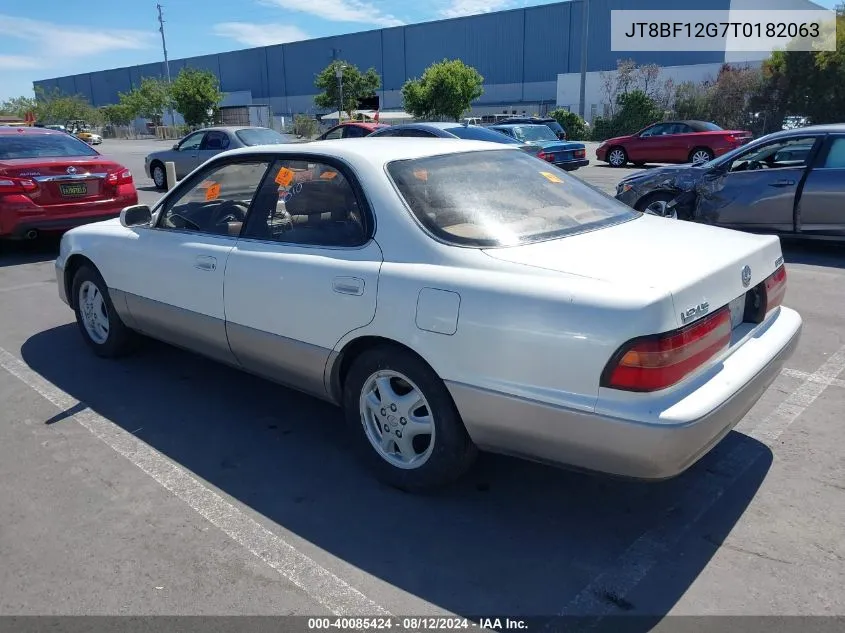 1996 Lexus Es 300 VIN: JT8BF12G7T0182063 Lot: 40085424