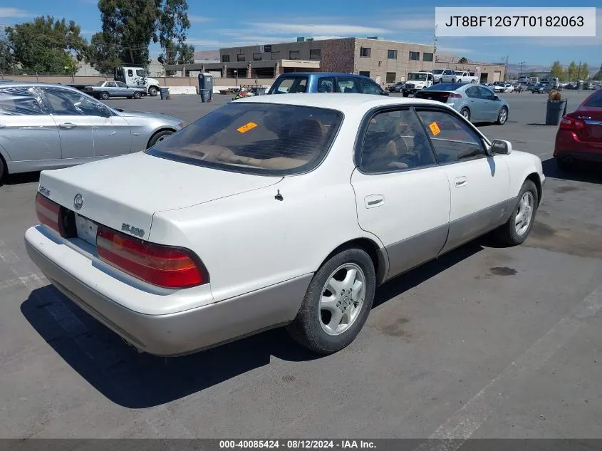 1996 Lexus Es 300 VIN: JT8BF12G7T0182063 Lot: 40085424