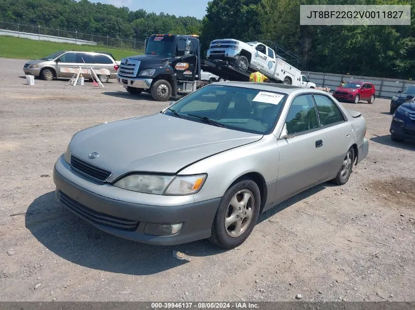 1997 Lexus Es 300 VIN: JT8BF22G2V0011827 Lot: 39946137