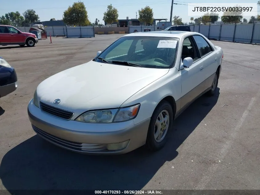 1997 Lexus Es 300 VIN: JT8BF22G5V0033997 Lot: 40170293