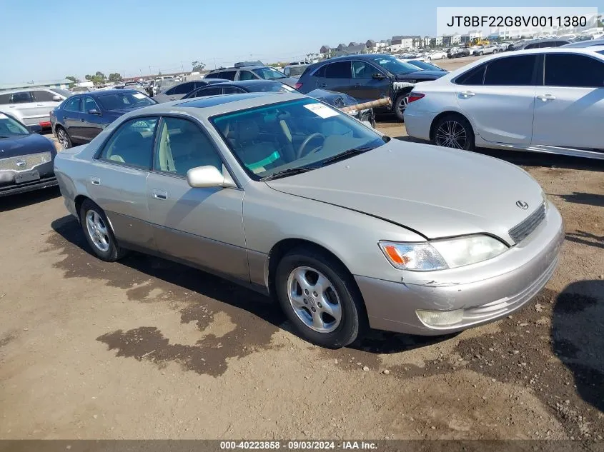 1997 Lexus Es 300 VIN: JT8BF22G8V0011380 Lot: 40223858