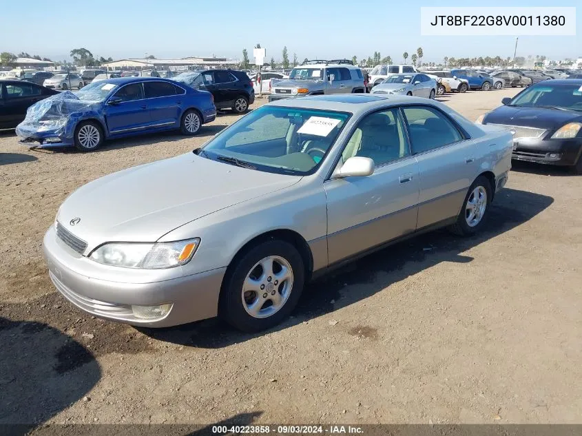 1997 Lexus Es 300 VIN: JT8BF22G8V0011380 Lot: 40223858