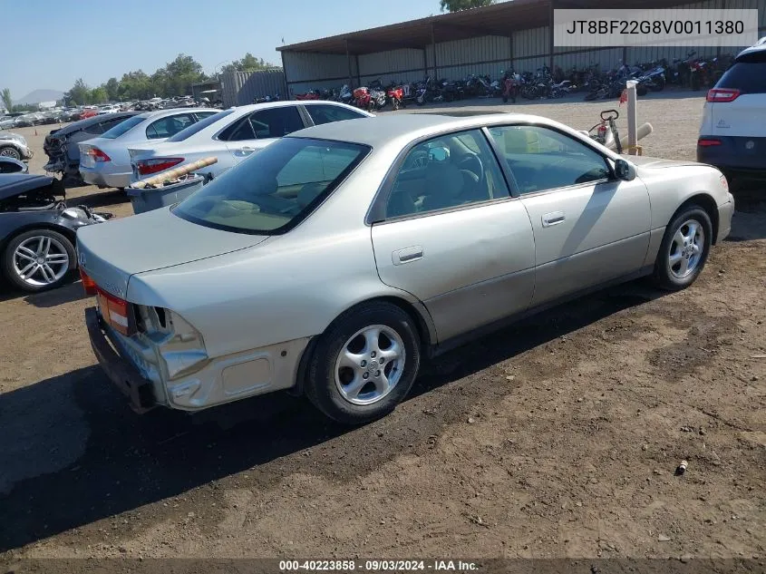 1997 Lexus Es 300 VIN: JT8BF22G8V0011380 Lot: 40223858