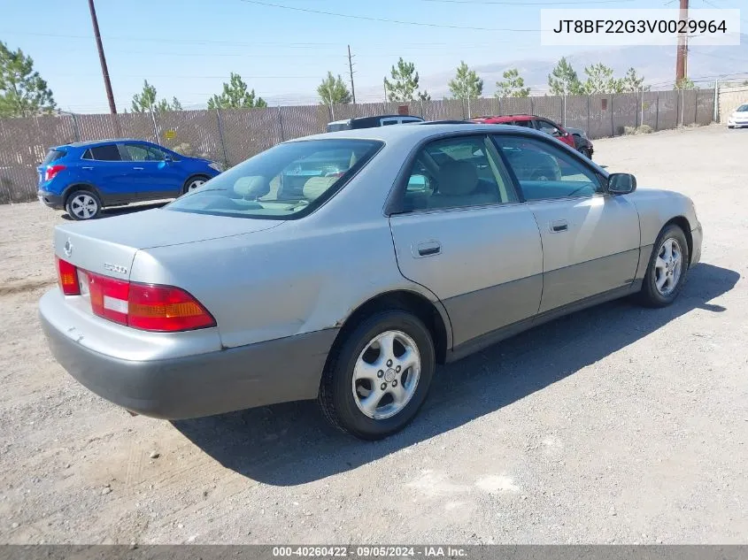 1997 Lexus Es 300 VIN: JT8BF22G3V0029964 Lot: 40260422