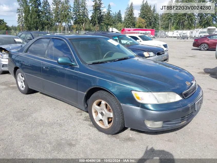 1997 Lexus Es 300 VIN: JT8BF22G3V0024280 Lot: 40486126