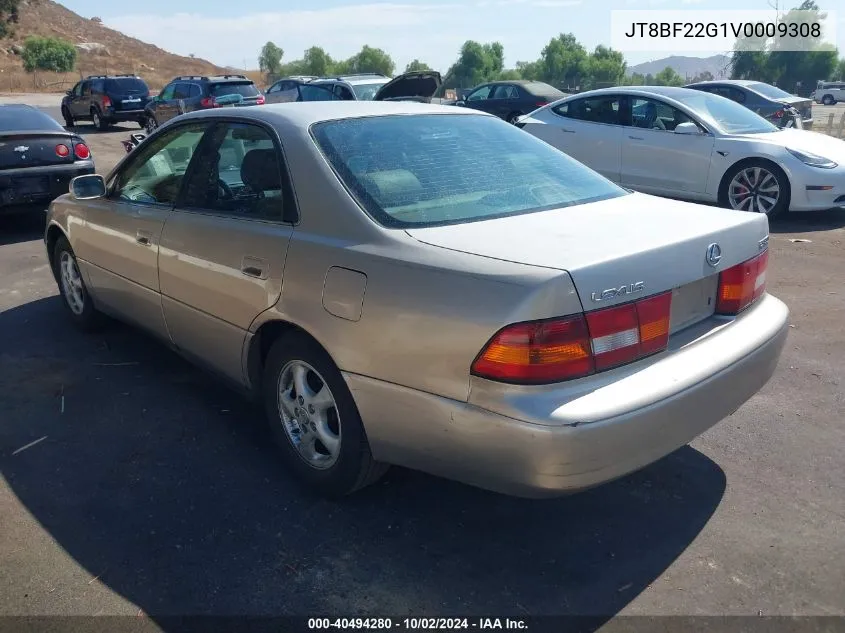 1997 Lexus Es 300 VIN: JT8BF22G1V0009308 Lot: 40494280