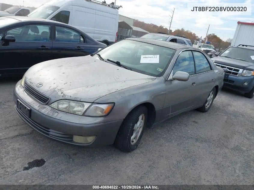 1997 Lexus Es 300 300 VIN: JT8BF22G8V000320 Lot: 40694522