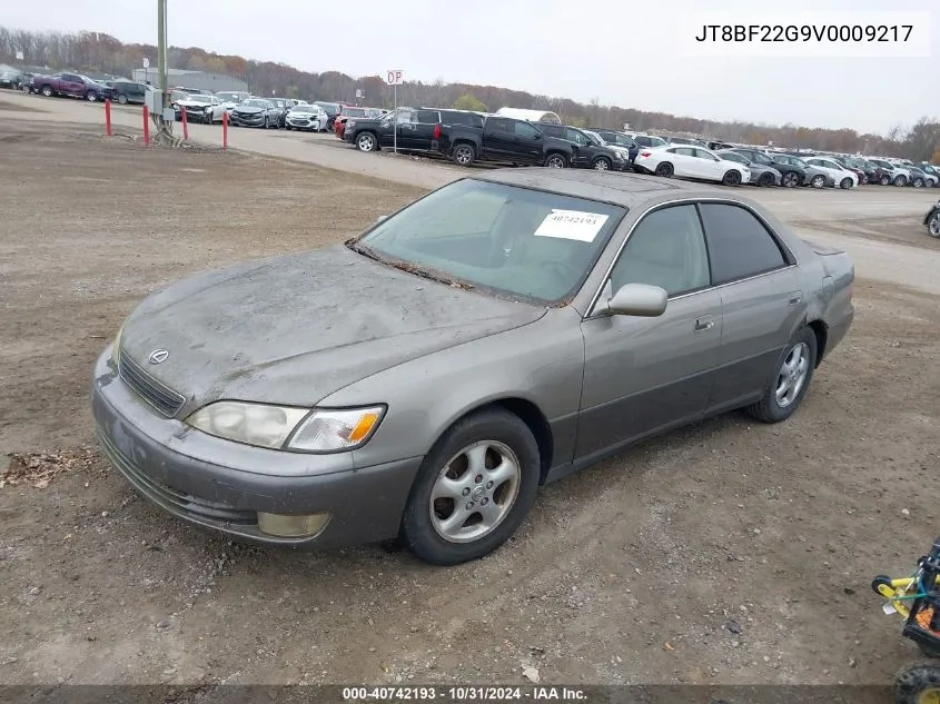 1997 Lexus Es 300 VIN: JT8BF22G9V0009217 Lot: 40742193