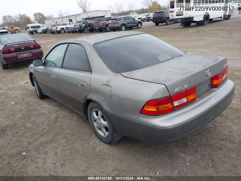 1997 Lexus Es 300 VIN: JT8BF22G9V0009217 Lot: 40742193