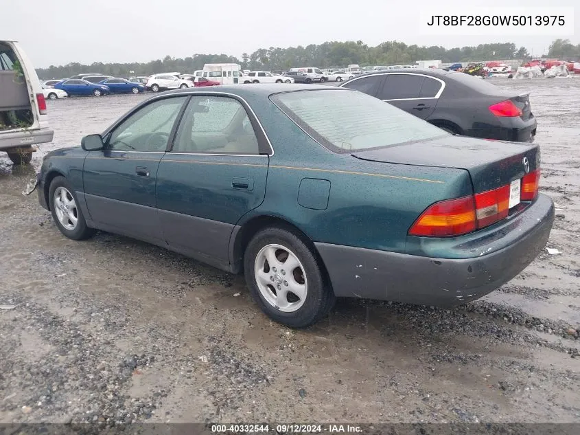 1998 Lexus Es 300 VIN: JT8BF28G0W5013975 Lot: 40332544