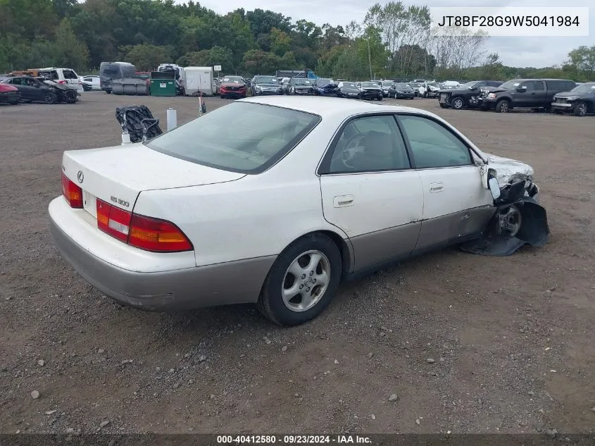 1998 Lexus Es 300 VIN: JT8BF28G9W5041984 Lot: 40412580