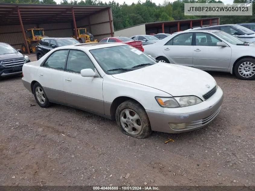 1998 Lexus Es 300 VIN: JT8BF28G2W5050123 Lot: 40486585