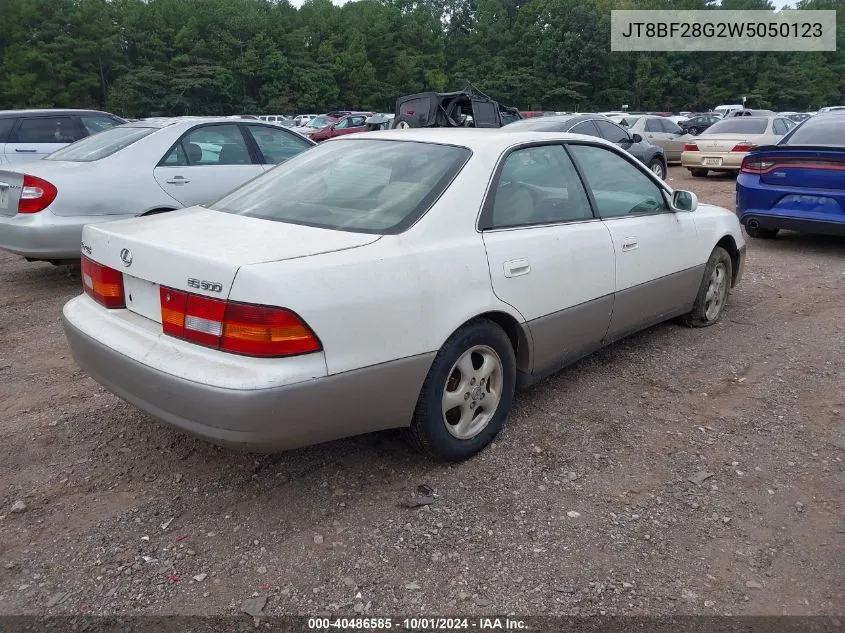 1998 Lexus Es 300 VIN: JT8BF28G2W5050123 Lot: 40486585