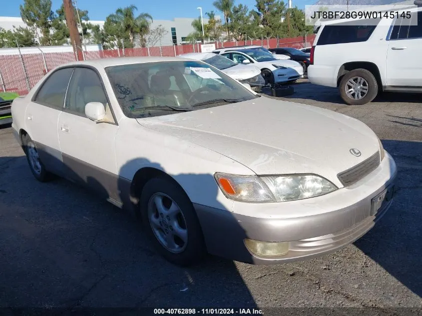 1998 Lexus Es 300 VIN: JT8BF28G9W0145145 Lot: 40762898