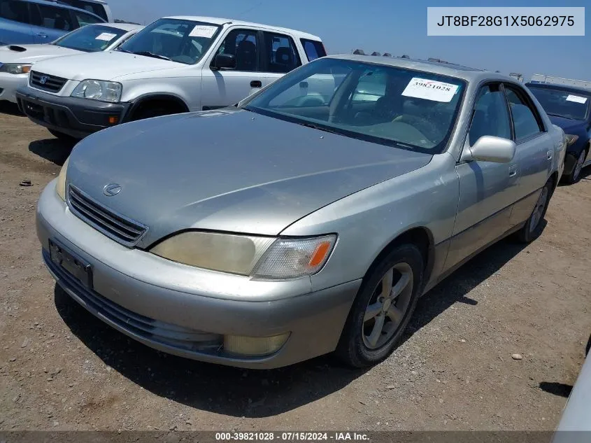 1999 Lexus Es 300 VIN: JT8BF28G1X5062975 Lot: 39821028