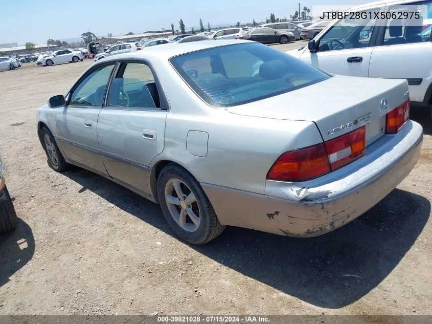 1999 Lexus Es 300 VIN: JT8BF28G1X5062975 Lot: 39821028