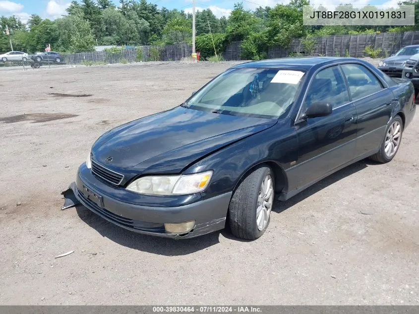 1999 Lexus Es 300 VIN: JT8BF28G1X0191831 Lot: 39830464