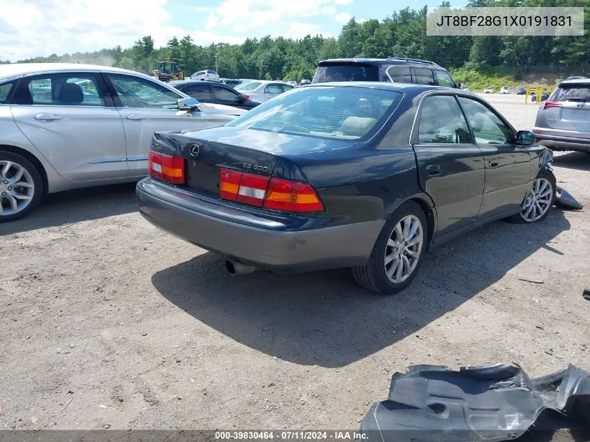 1999 Lexus Es 300 VIN: JT8BF28G1X0191831 Lot: 39830464