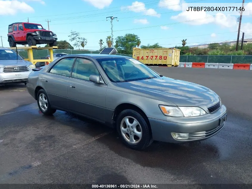 1999 Lexus Es 300 300 VIN: JT8BF28G4X0177146 Lot: 40136961