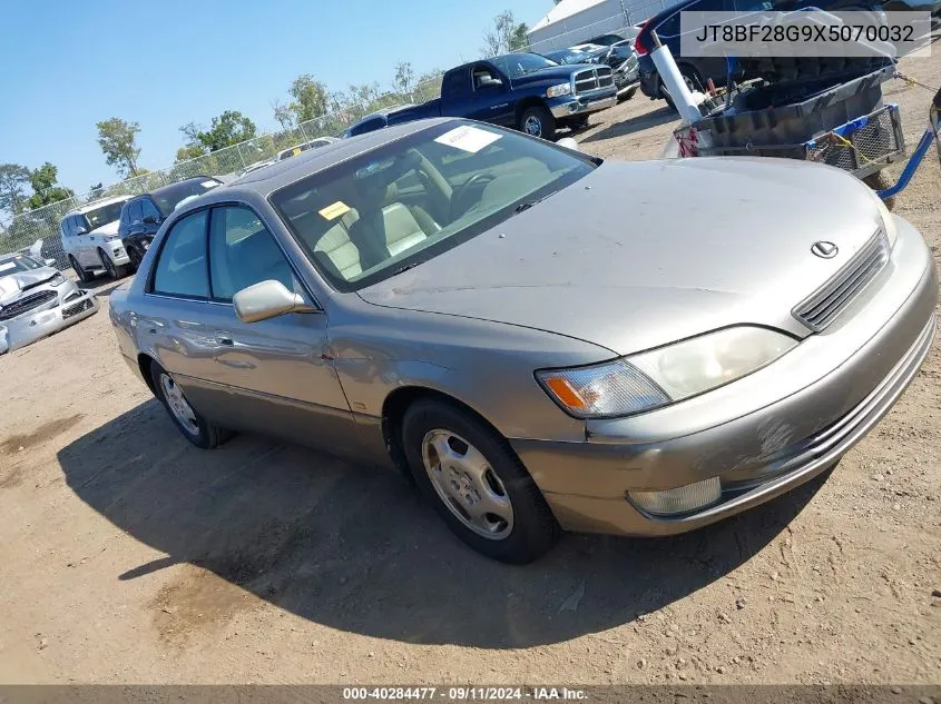 1999 Lexus Es 300 VIN: JT8BF28G9X5070032 Lot: 40284477