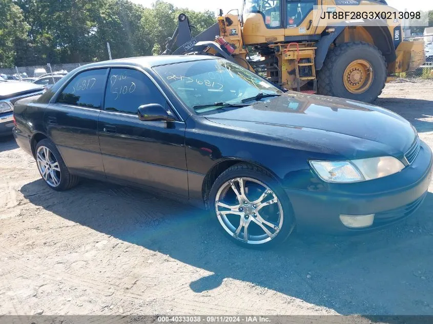 1999 Lexus Es 300 VIN: JT8BF28G3X0213098 Lot: 40333038