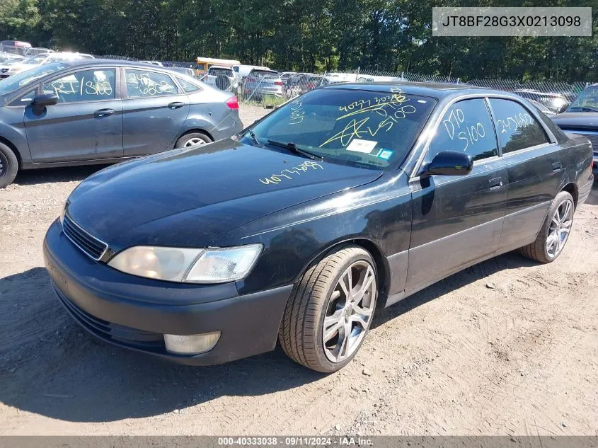 1999 Lexus Es 300 VIN: JT8BF28G3X0213098 Lot: 40333038