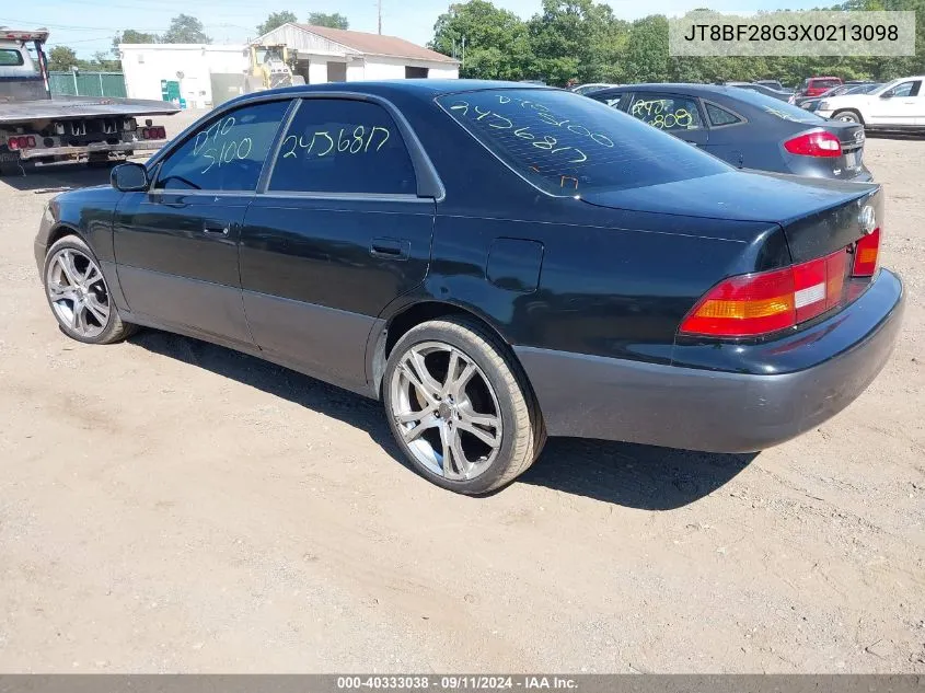 1999 Lexus Es 300 VIN: JT8BF28G3X0213098 Lot: 40333038