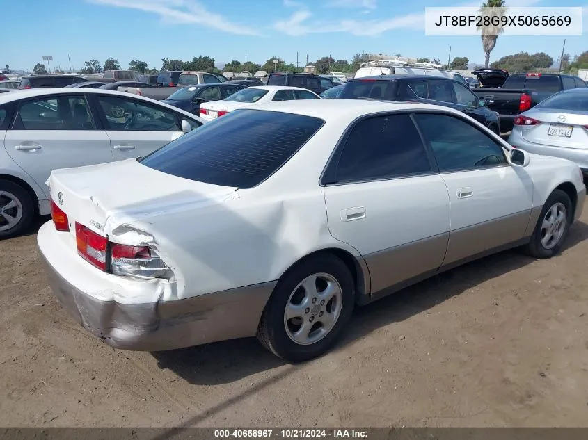 1999 Lexus Es 300 VIN: JT8BF28G9X5065669 Lot: 40658967