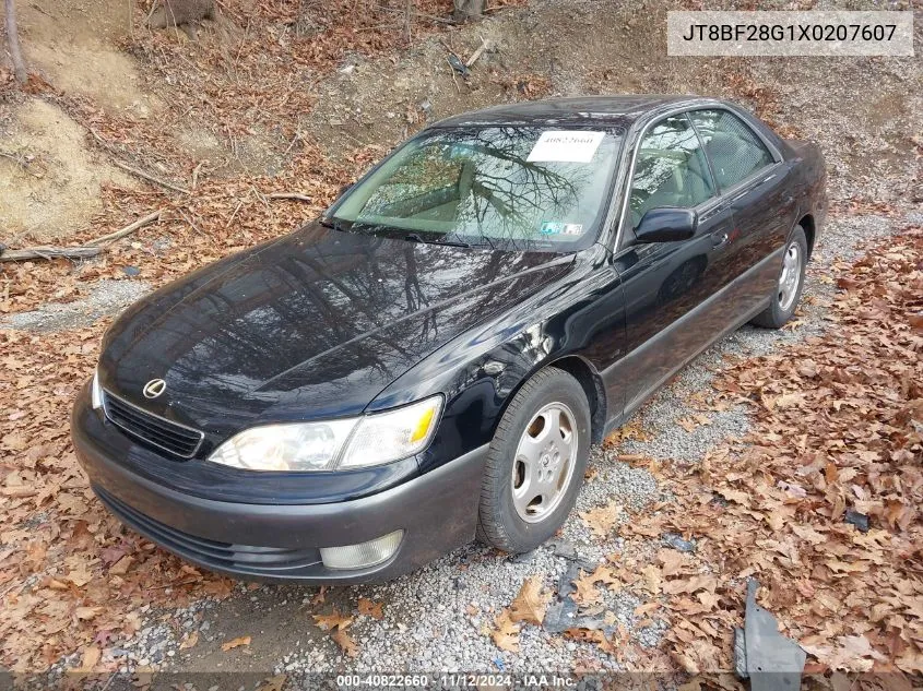 1999 Lexus Es 300 VIN: JT8BF28G1X0207607 Lot: 40822660