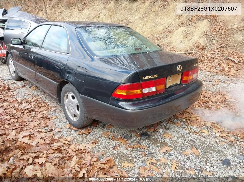 1999 Lexus Es 300 VIN: JT8BF28G1X0207607 Lot: 40822660