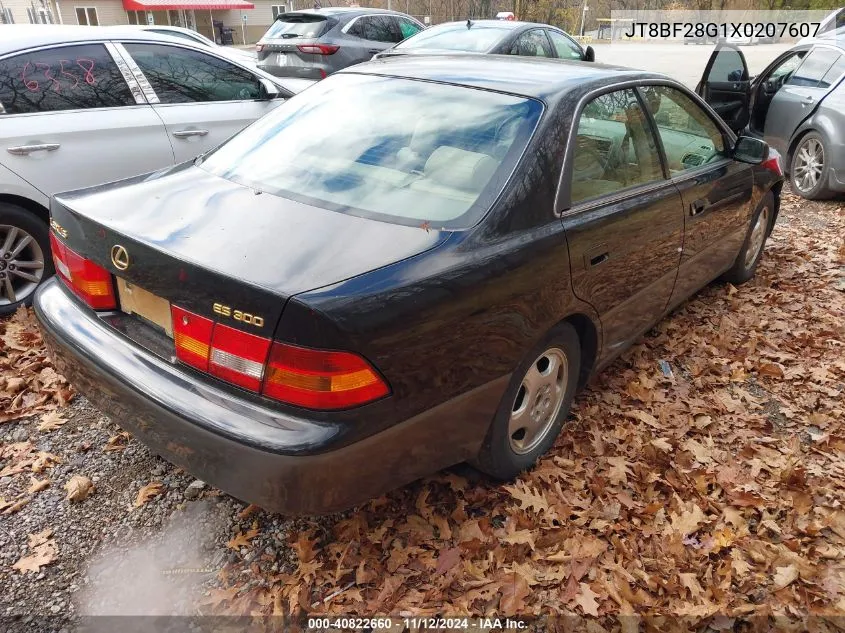 1999 Lexus Es 300 VIN: JT8BF28G1X0207607 Lot: 40822660